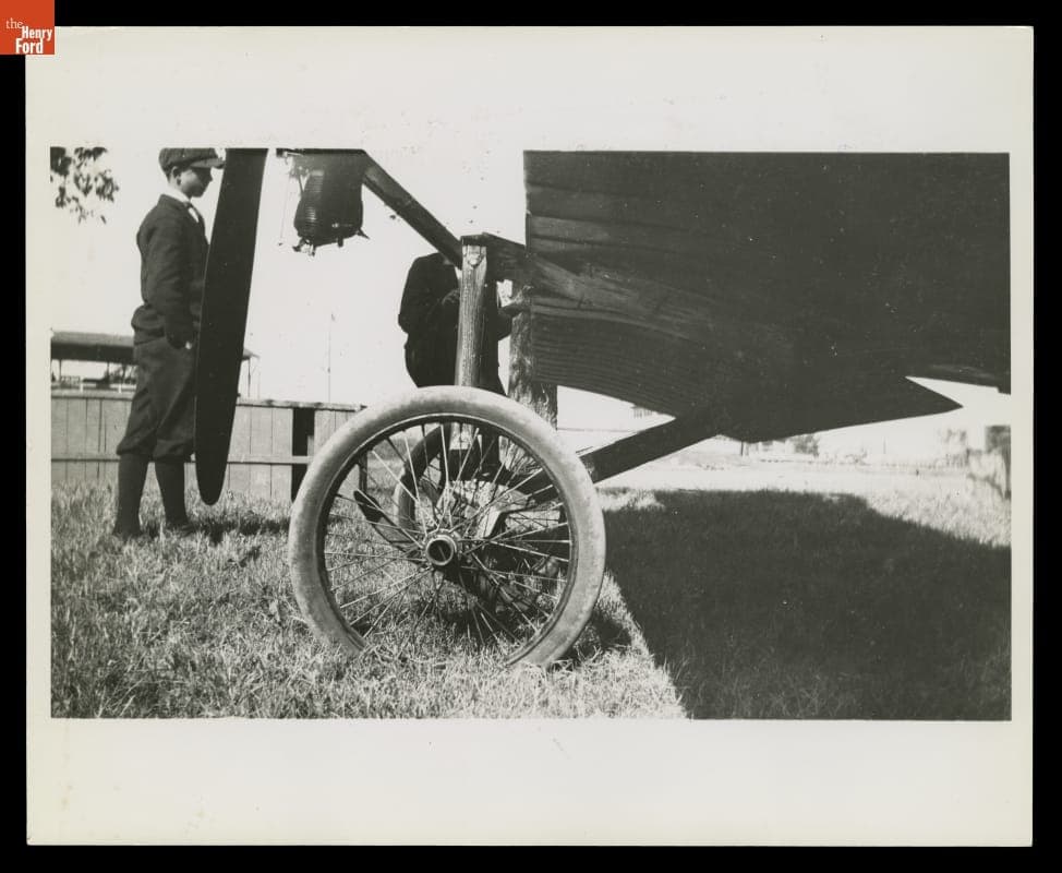 Katherine Stinson's Laird Biplane at the Tri-State Fair, October 1916