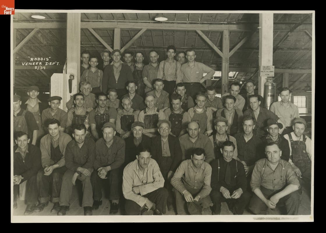 Roddis Veneer Department, May 1939