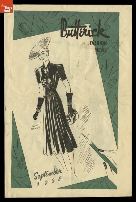 Butterick Fashion News for September 1938