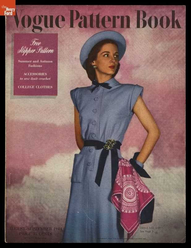 Vogue Pattern Book for August-September 1944