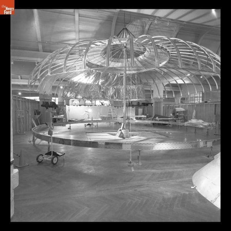 Dymaxion House Reconstruction in Henry Ford Museum, December 26, 2000