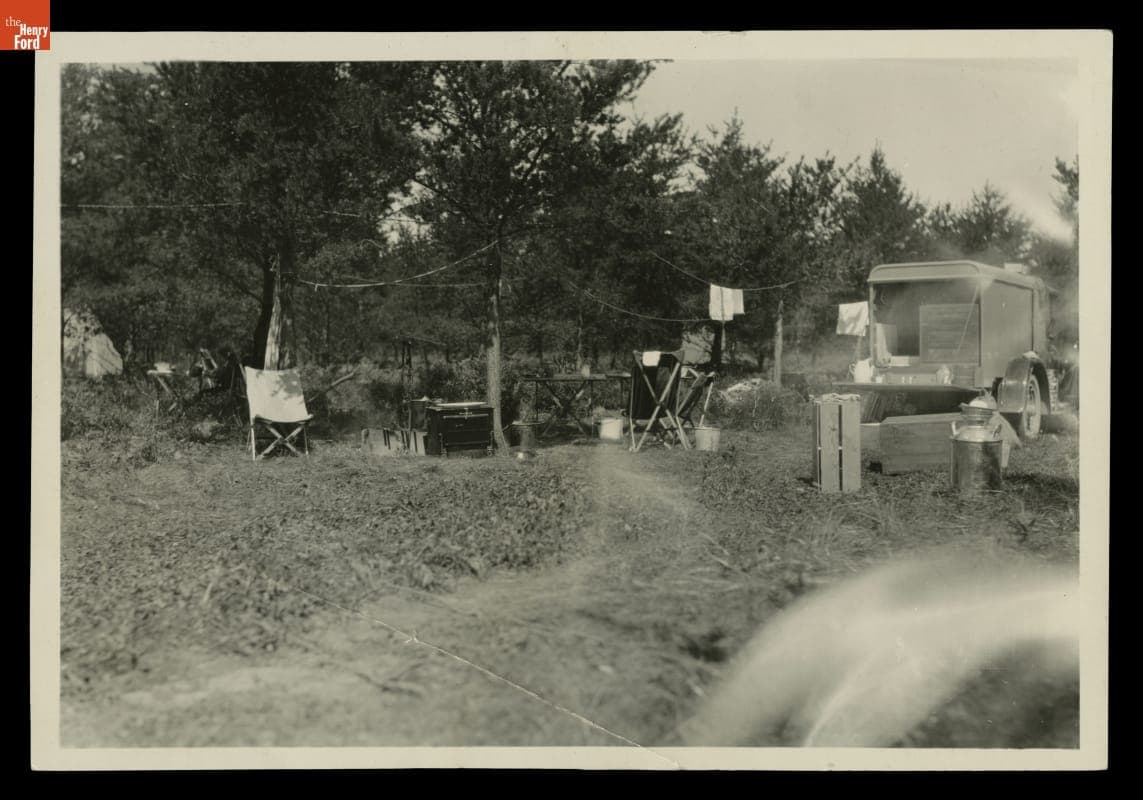 "Vagabonds" Camp Site, 1923
