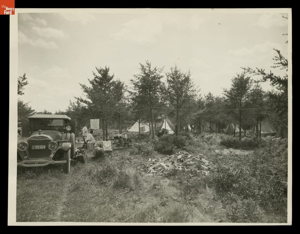 "Vagabonds" Camp Site, 1923