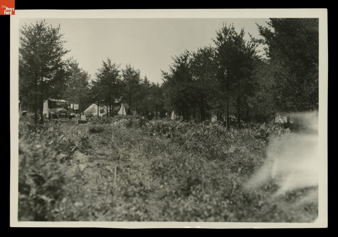 "Vagabonds" Camp Site, 1923