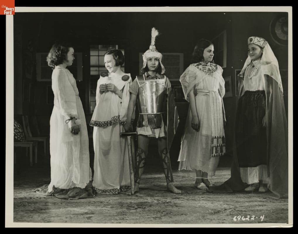 Drama Activities at Children's House, Detroit, Michigan, 1937