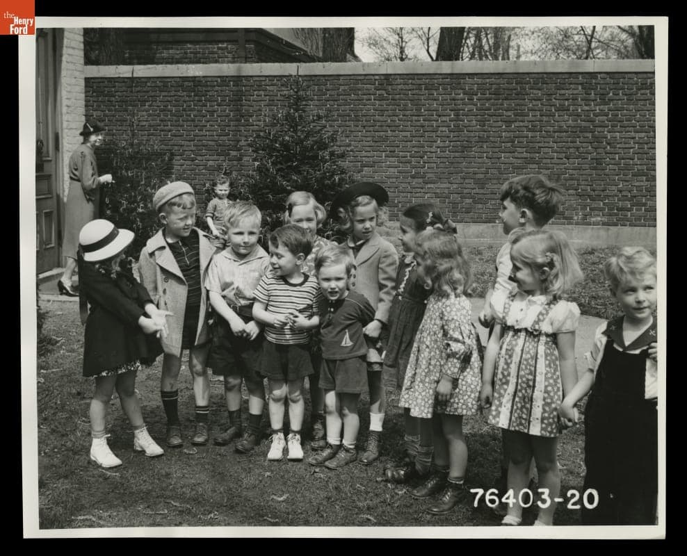 Activities at Children's House, Detroit, Michigan, 1941