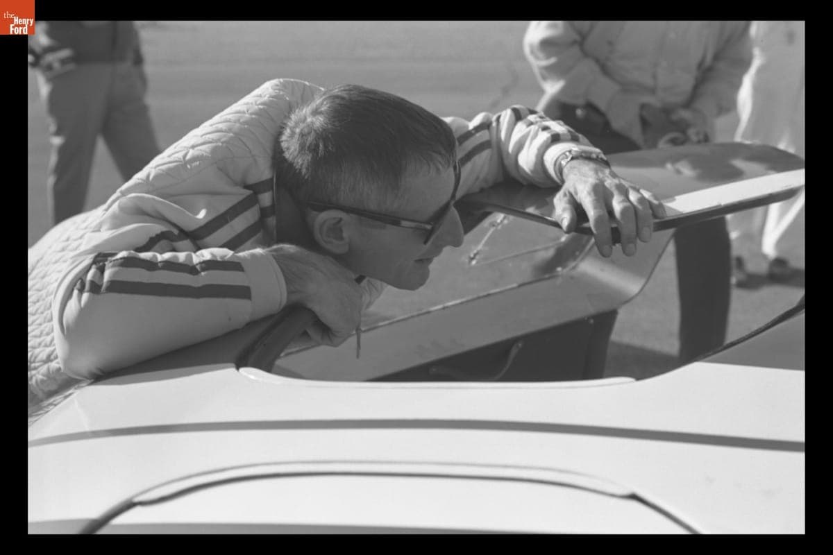 Ken Miles at the Daytona Continental 2000 km Race, February 1965