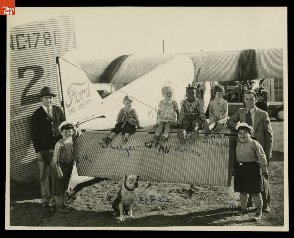 Autographed Photo of "Our Gang" Actors, 1928