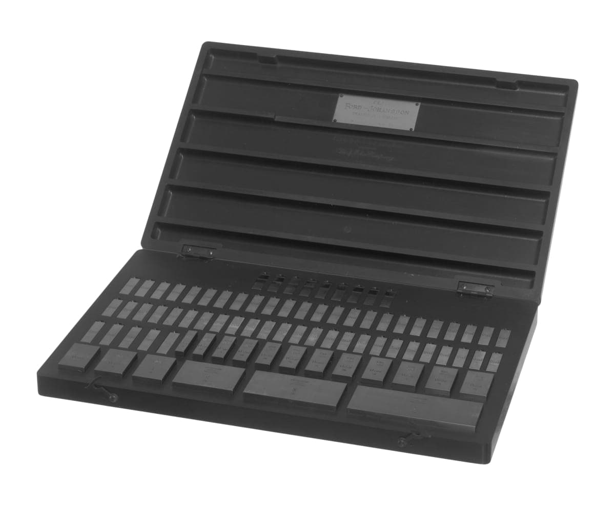 Johansson Gauge Block Set, 1923