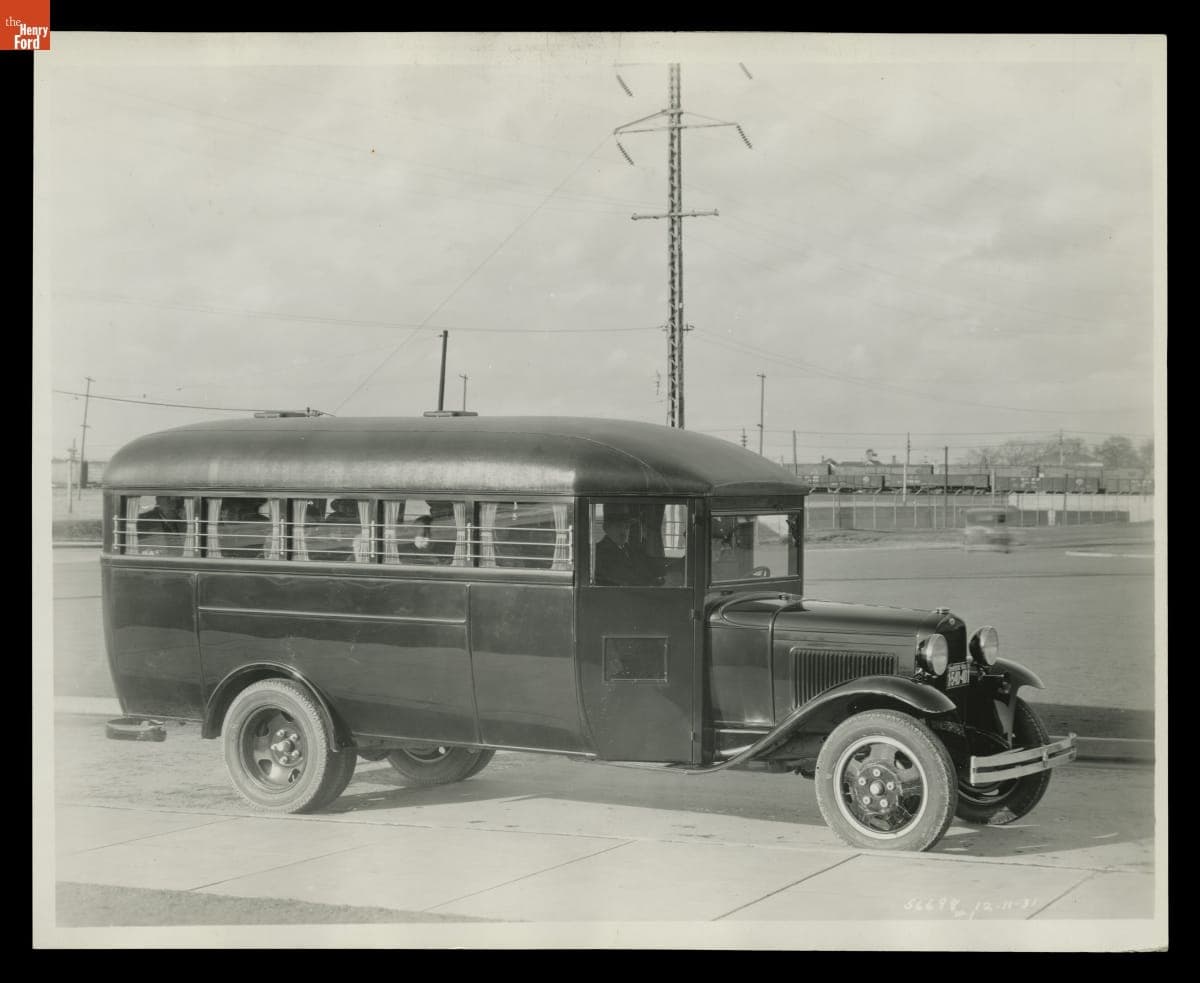 Ford Model AA Bus, December 1931