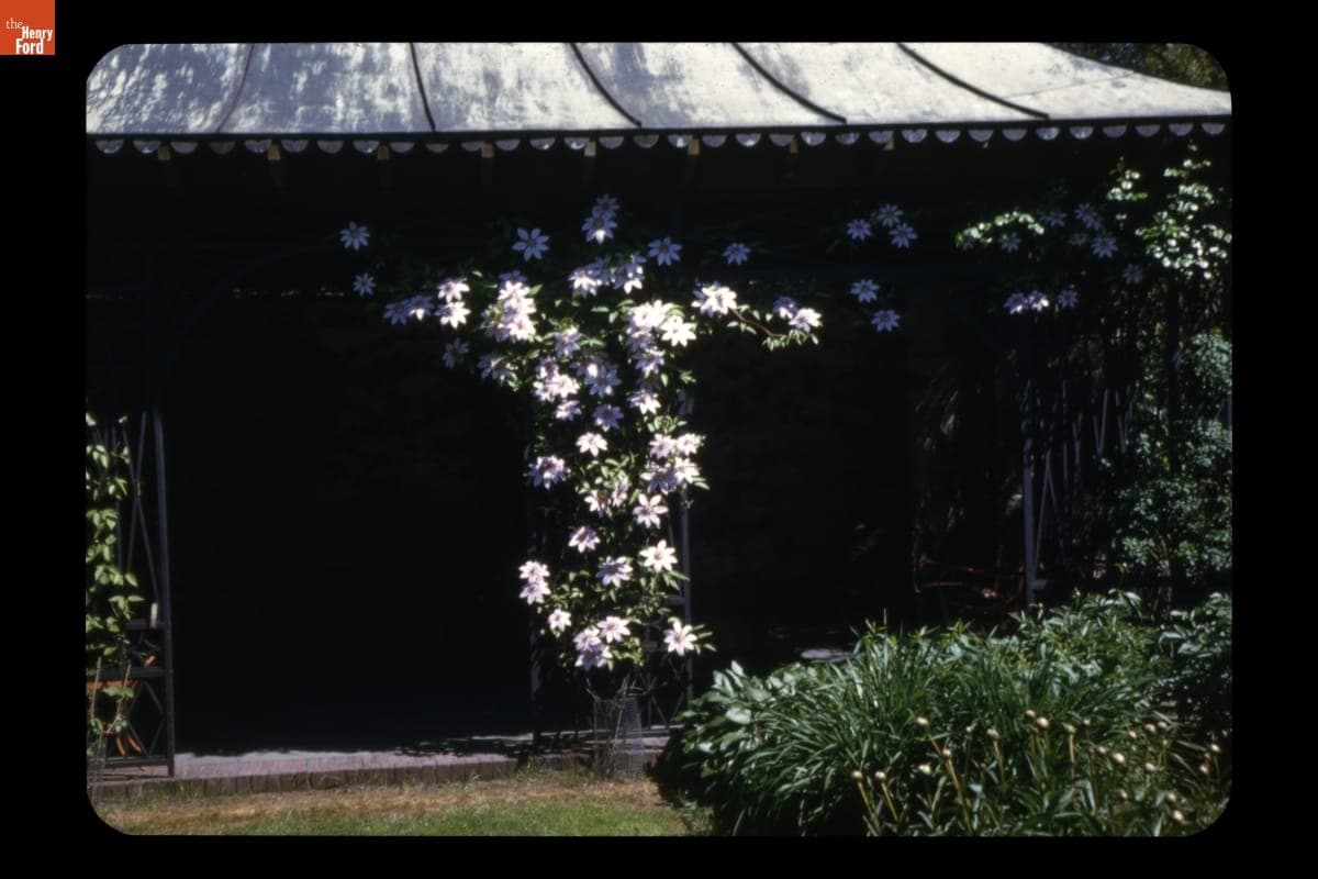 English Garden at Fair Lane, Dearborn, Michigan, circa 1950