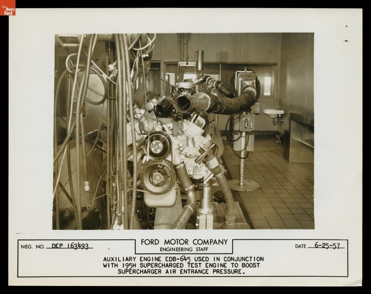 Auxiliary Engine EDB-645, June 25, 1957