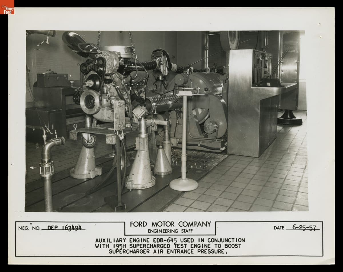 Auxiliary Engine EDB-645, June 25, 1957