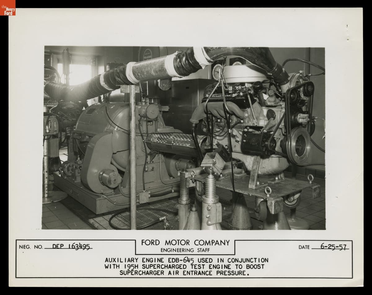 Auxiliary Engine EDB-645, June 25, 1957