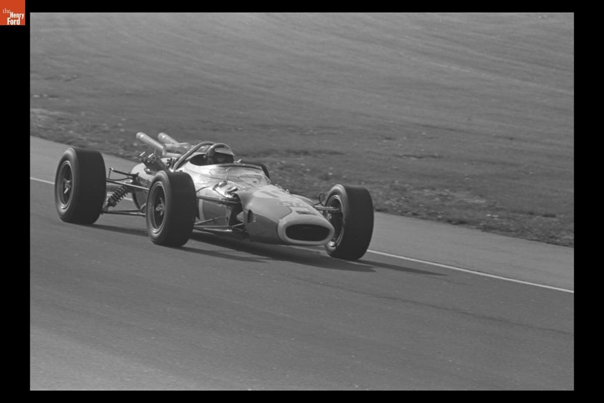 Lotus-Ford Race Car Driven by Jim Clark at Indianapolis 500, May 1966