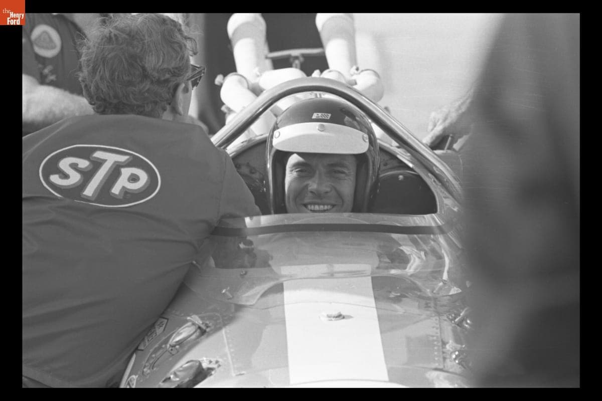 Lotus-Ford Race Car Driven by Jim Clark at Indianapolis 500, May 1966