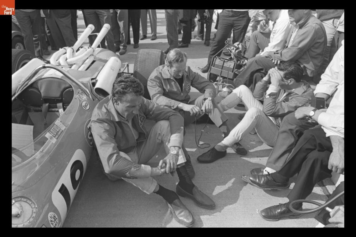 Lotus-Ford Race Car Driven by Jim Clark at Indianapolis 500, May 1966