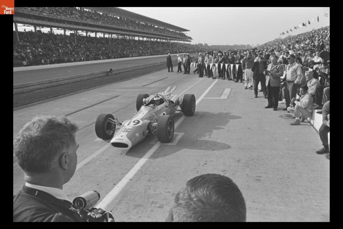 Lotus-Ford Race Car Driven by Jim Clark at Indianapolis 500, May 1966