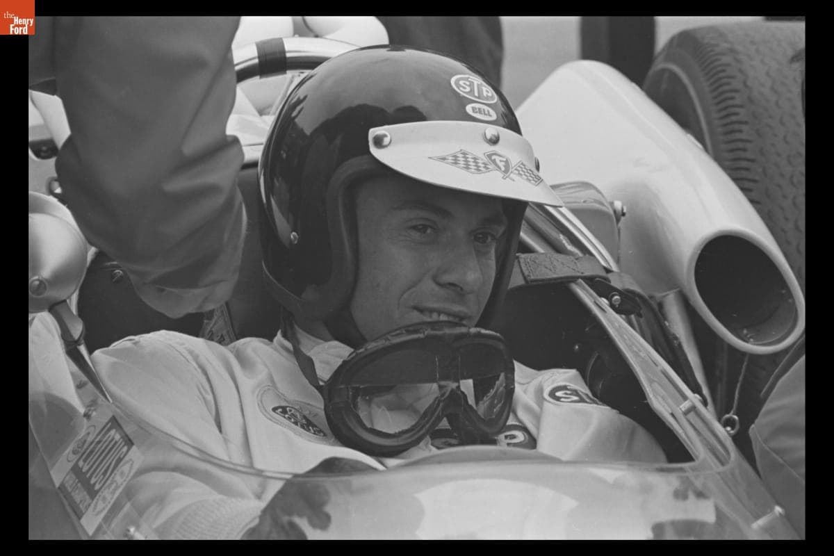 Lotus-Ford Race Car Driven by Jim Clark at Indianapolis 500, May 1966