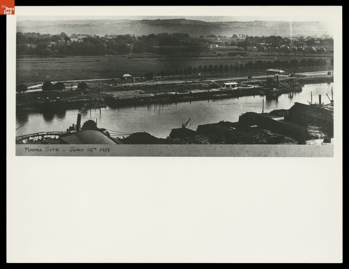 Marina Site at the Ford Motor Company Plant in Cork, Ireland, June 1917