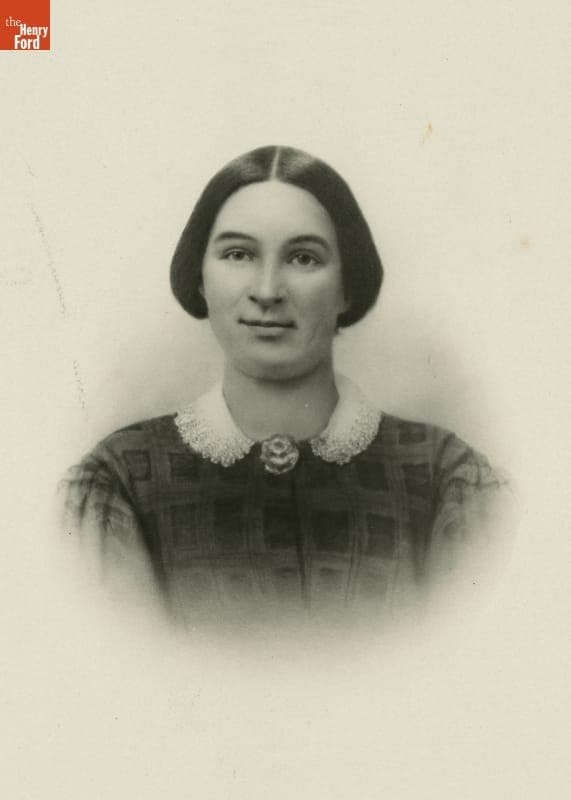 Portrait of Mary Litogot Ford, Mother of Henry Ford, circa 1865