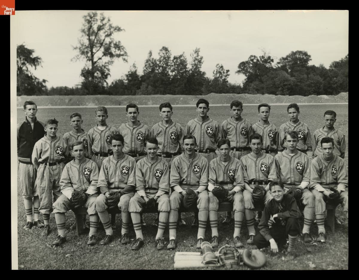 Edison Institute Schools Baseball Team, 1936