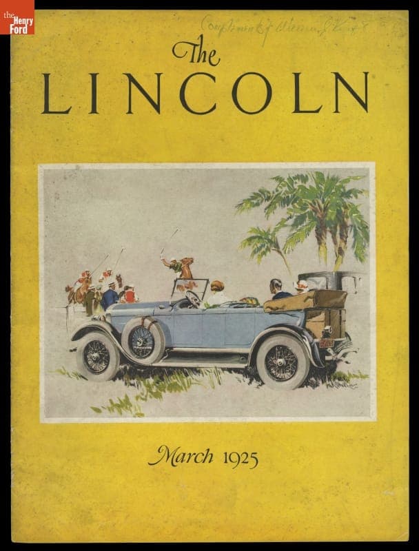 "The Lincoln", March 1925