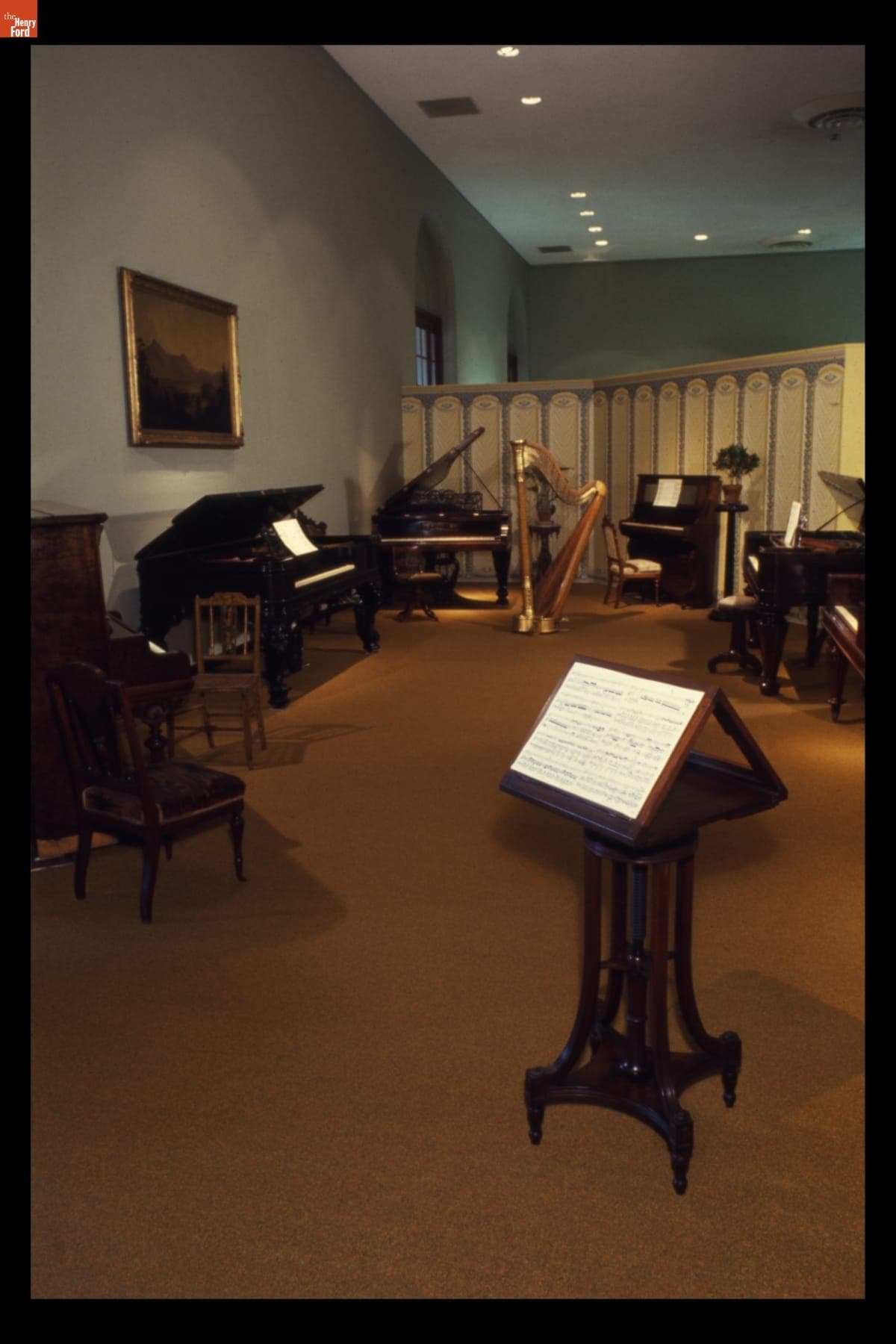 Musical Instrument Gallery in Henry Ford Museum, 1974
