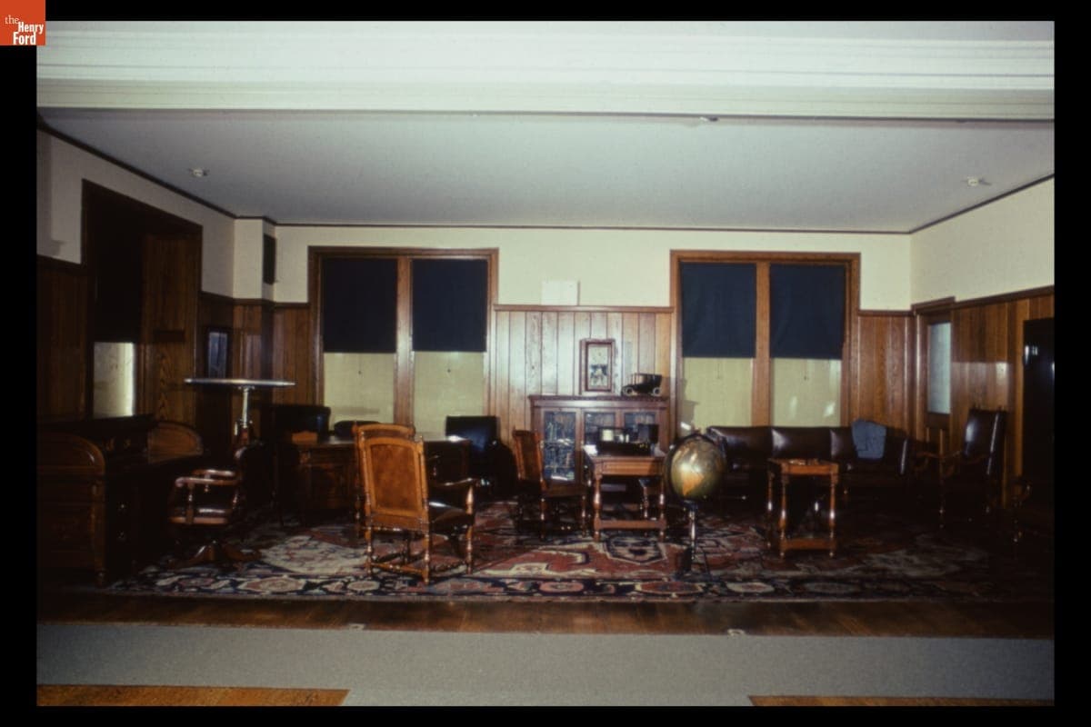Replica of Henry Ford's 1914 Office on Exhibit in Henry Ford Museum, 1974