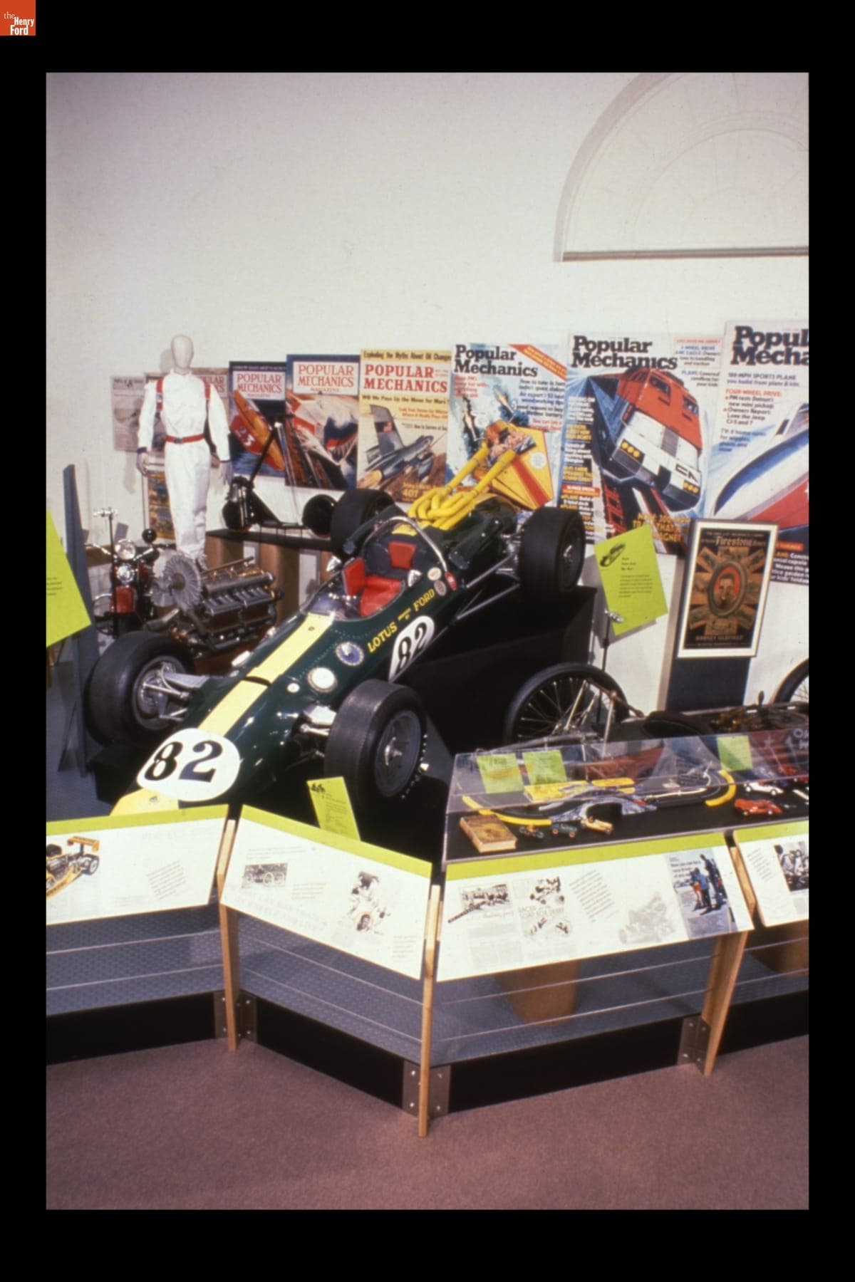 1965 Lotus-Ford Race Car in Possible Dreams Exhibit, February 1992