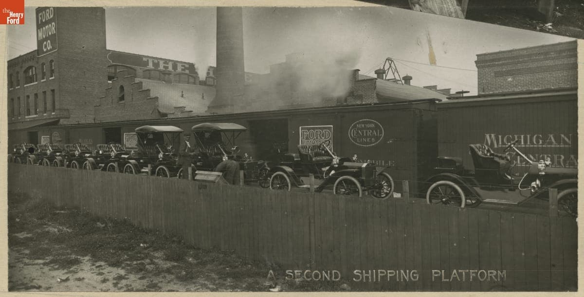 Shipping Platform at Ford Motor Company Piquette Avenue Plant, circa 1906