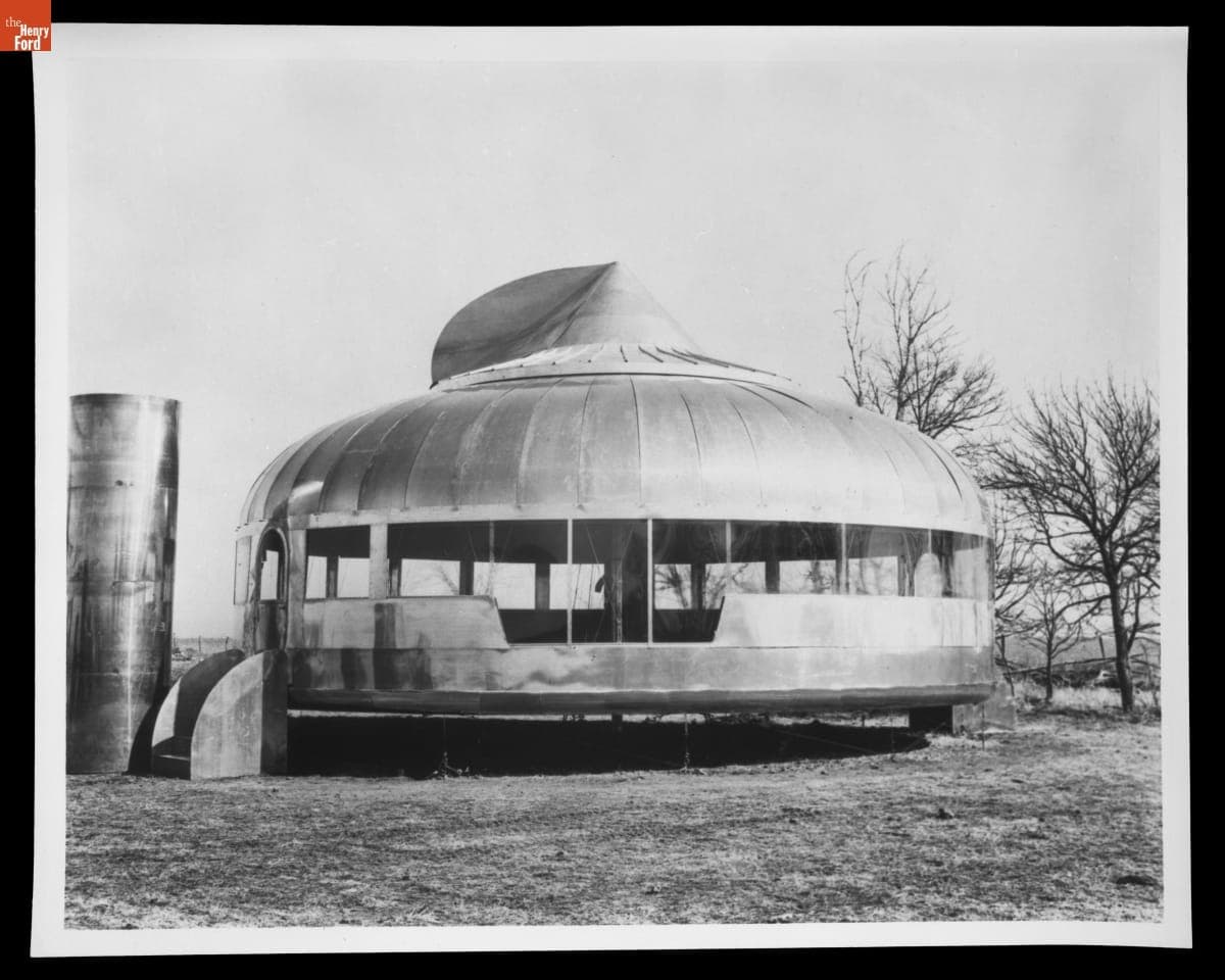 Dymaxion House at its 1948-1991 Site, near Andover, Kansas, 1960