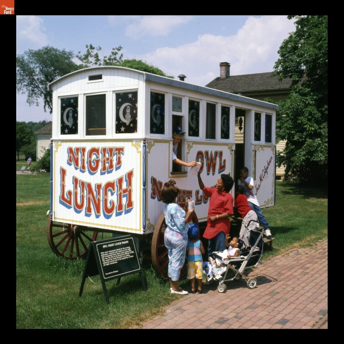 Owl Night Lunch Wagon in Greenfield Village, August 1989