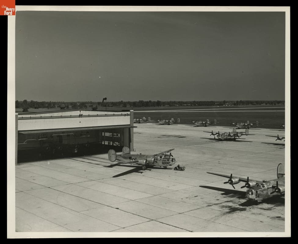 6,000th B-24 Bomber at Ford Motor Company Willow Run Plant, September 9, 1944