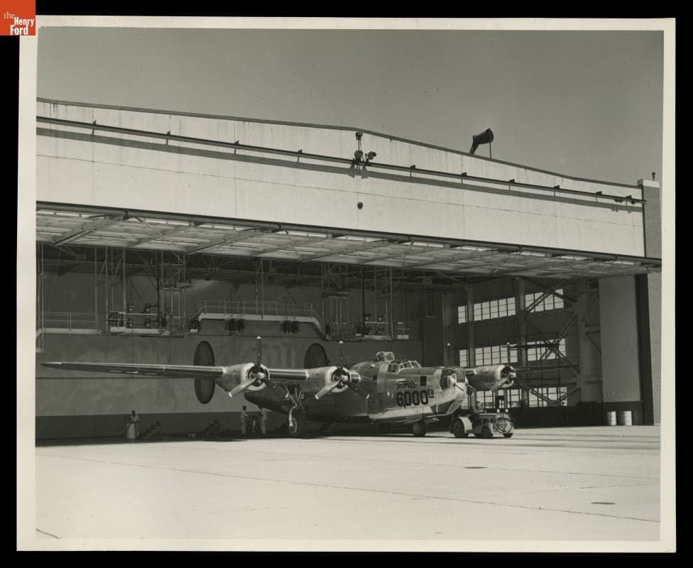 6,000th B-24 Bomber at Ford Motor Company Willow Run Plant, September 9, 1944