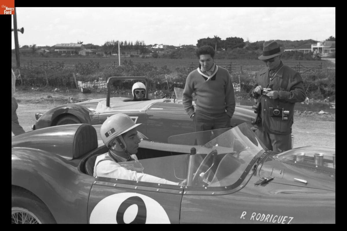 Ricardo Rodriguez in Ferrari Dino 196 S #0776TR during Bahamas Speed Weeks, November - December 1959