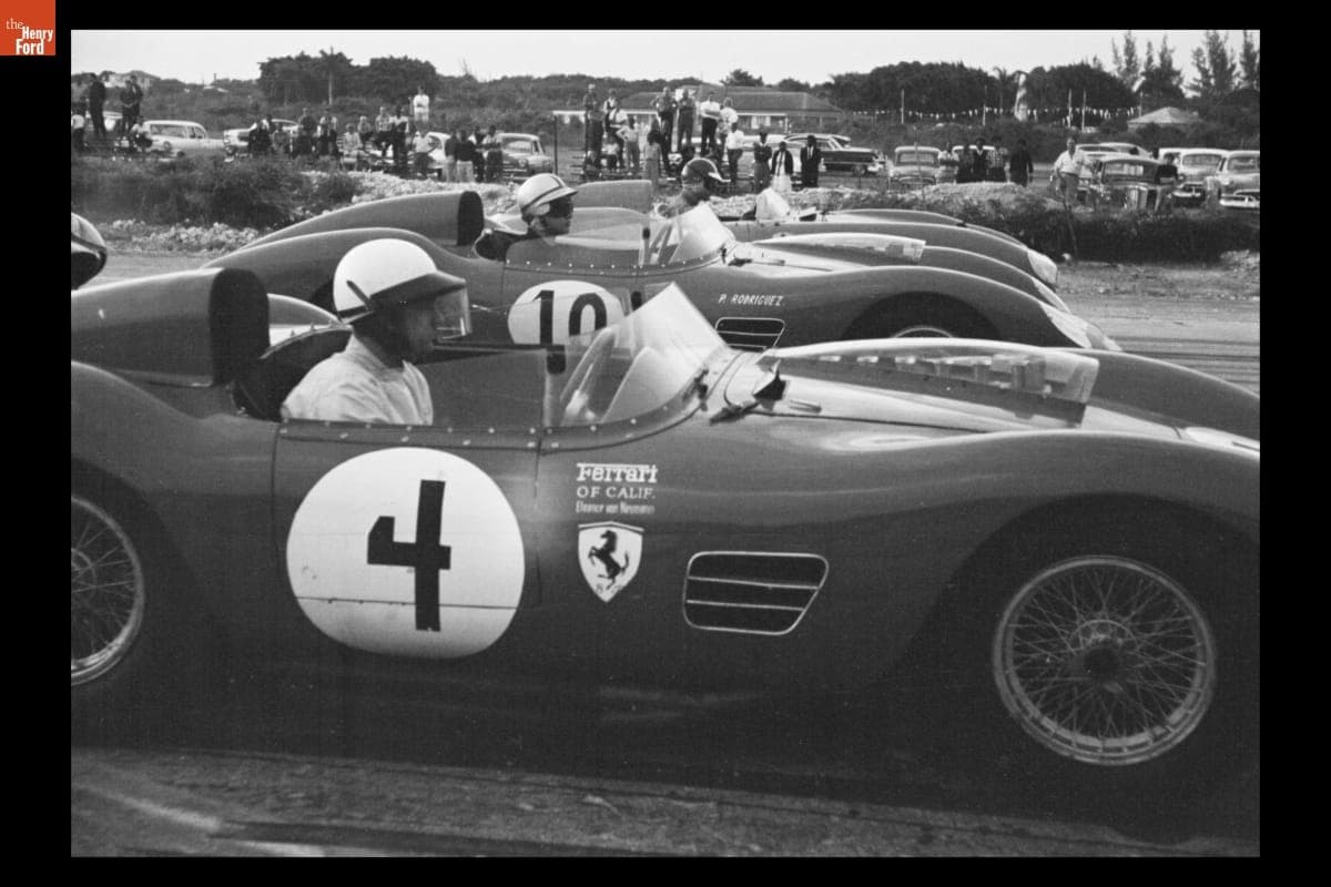 Ferrari Race Cars during Bahamas Speed Weeks, November - December 1959