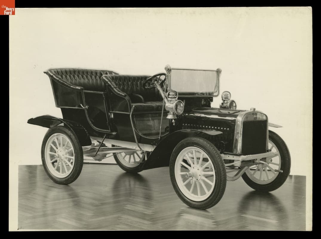 1905 Ford Model B Tonneau Automobile, Photographed in 1934