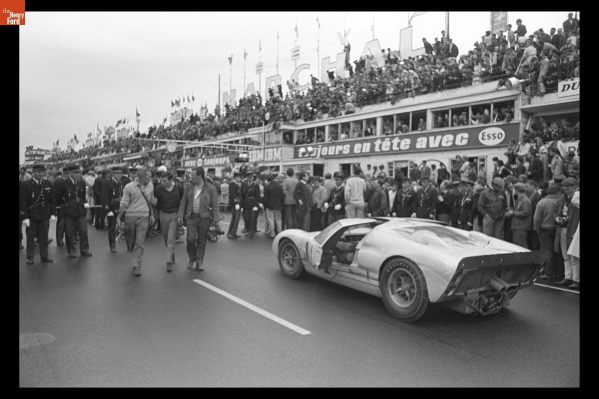 Ford GT40 Mark II Driven by Ken Miles and Denny Hulme at the 24 Heures du Mans (24 Hours of Le Mans) Race, June 1966