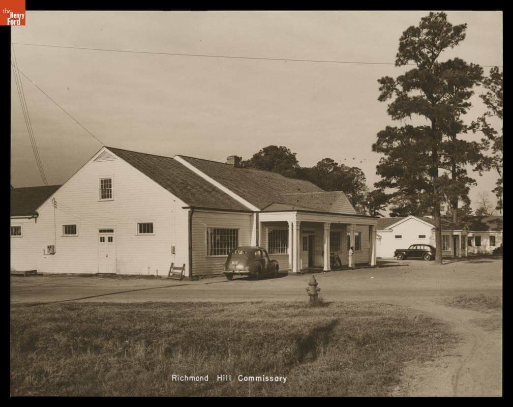 Commissary, Richmond Hill, Georgia, circa 1947