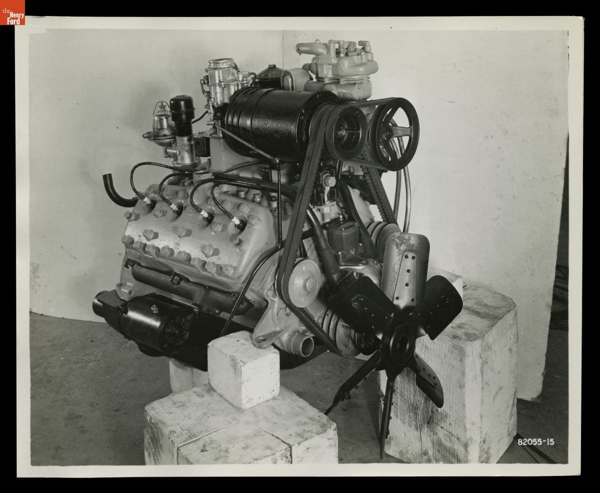 Engine for 1946 Ford Transit Bus, October 1945