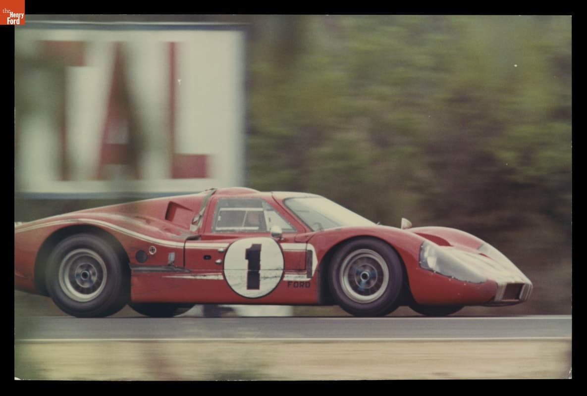 Ford Mark IV Driven by A. J. Foyt and Dan Gurney at the 24 Heures du Mans (24 Hours of Le Mans) Race, June 1967