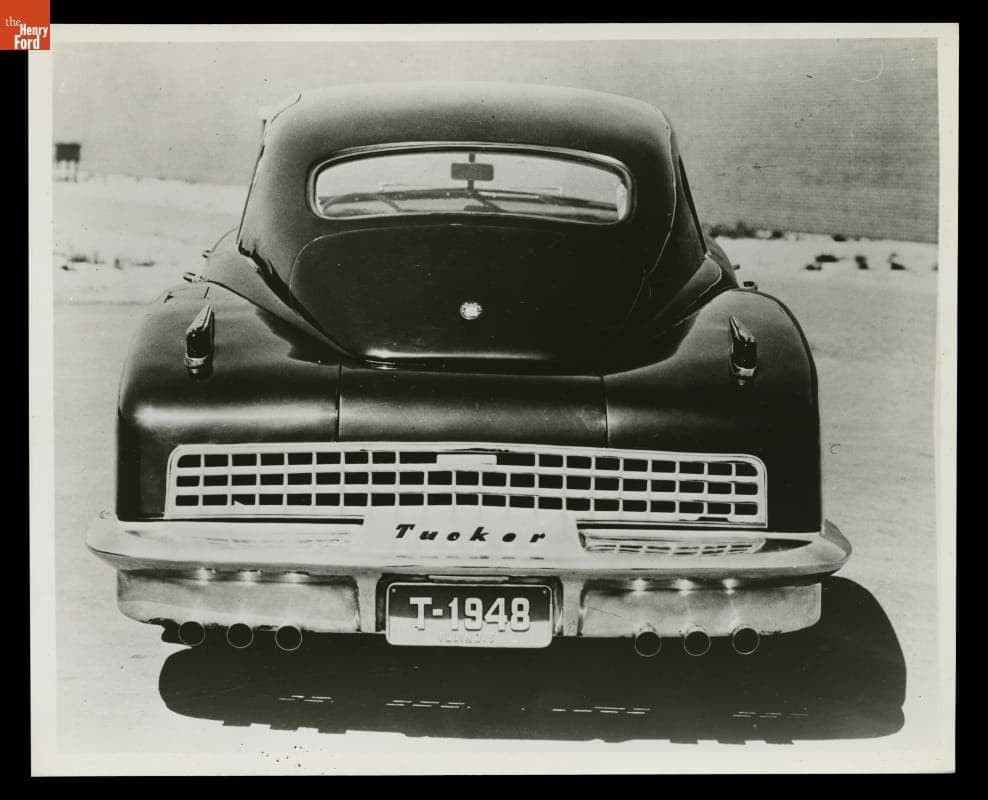 Back View of a 1948 Tucker Sedan