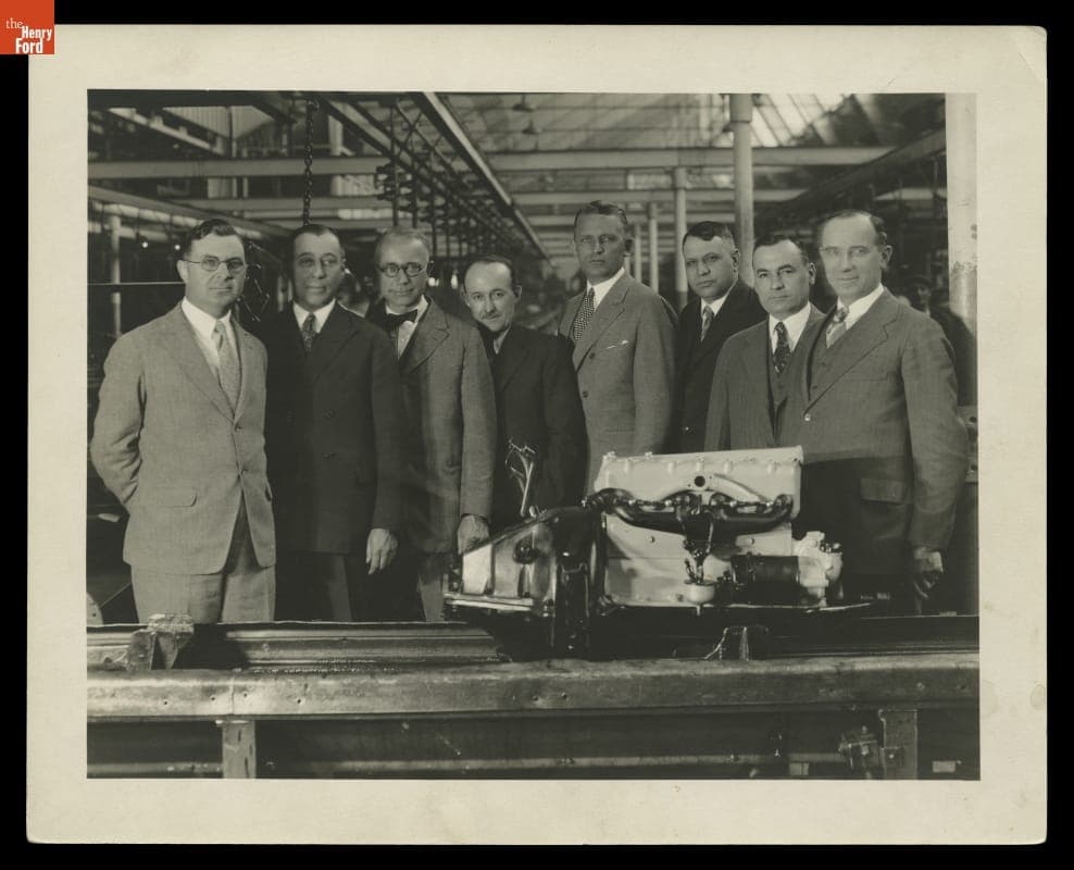 Ford Executives on the Final Day of Model T Production at the Highland Park Plant, May 26, 1927