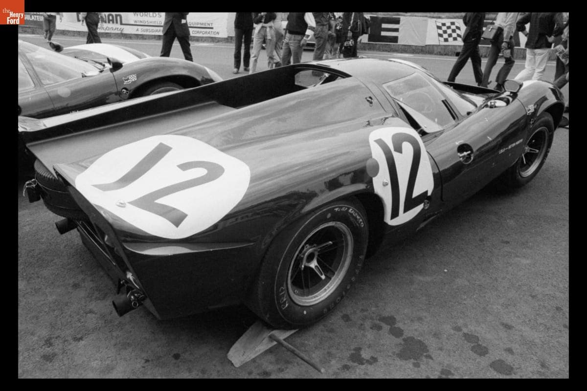Lola T70 Mark 3 GT Driven by Chris Irwin and Peter de Klerk Before the 24 Heures du Mans (24 Hours of Le Mans) Race, June 1967