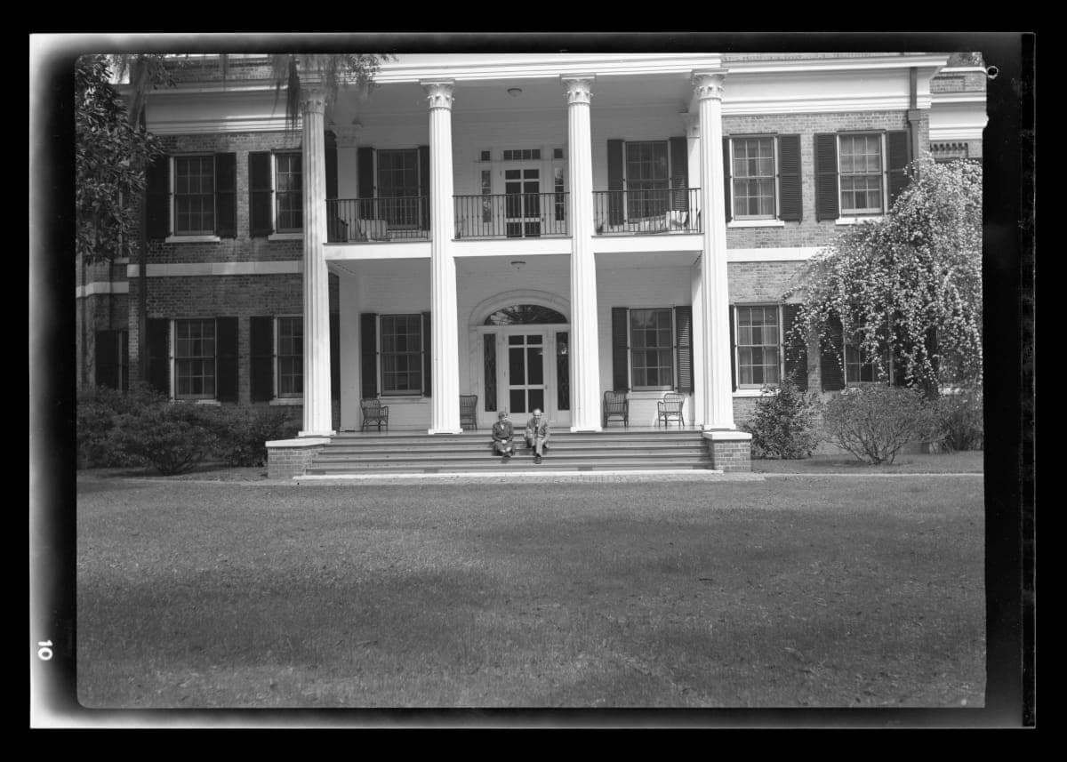 Clara and Henry Ford at their Winter Home in Georgia, Richmond Hill Plantation, 1944