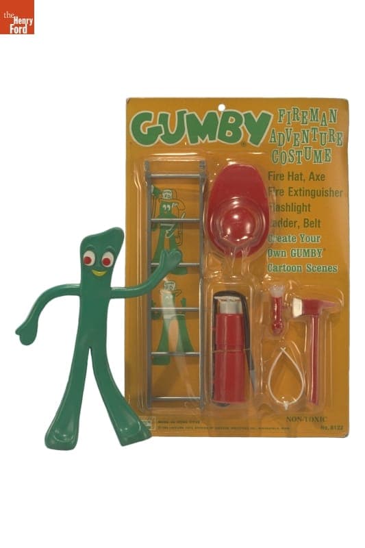 Gumby Fireman Adventure Play Set, 1965-1970