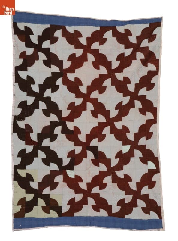 Drunkard's Path Quilt by Lovie Simmons Richburg, 1935-1960