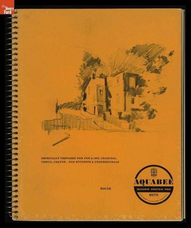 Sketchbook, Knit Seating Designs by Bill Stumpf, 1970