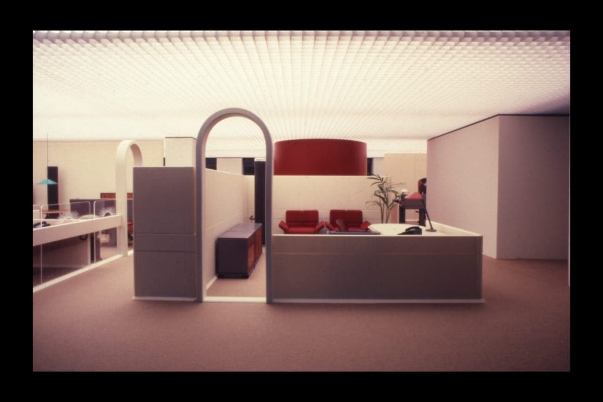 Scale Model of Buroplan Office System, 1978-1983